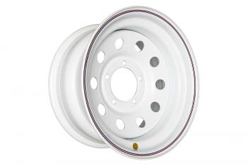 6 599 р. Диск усиленный УАЗ стальной белый 5x139,7 8xR16 d110 ET-19 OFF-ROAD Wheels 1680-53910wh-19  с доставкой в г. Керчь. Увеличить фотографию 1