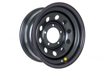 5 699 р. Диск усиленный УАЗ стальной черный 5x139,7 7xR15 d110 ET+25 OFF-ROAD Wheels 1570-53910bl-25  с доставкой в г. Керчь. Увеличить фотографию 1