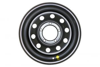 5 699 р. Диск усиленный УАЗ стальной черный 5x139,7 7xR15 d110 ET+25 OFF-ROAD Wheels 1570-53910bl-25  с доставкой в г. Керчь. Увеличить фотографию 2