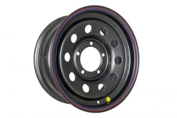6 759 р. Диск усиленный УАЗ стальной черный 5x139,7 7xR16 d110 ET+15 OFF-ROAD Wheels 1670-53910bl-15  с доставкой в г. Керчь. Увеличить фотографию 1