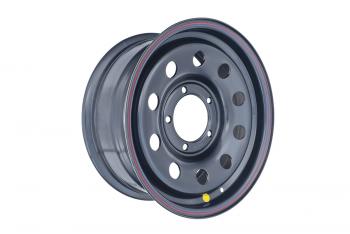 6 279 р. Диск усиленный УАЗ стальной черный 5x139,7 7xR16 d110 ET+25 OFF-ROAD Wheels 1670-53910bl-25x  с доставкой в г. Керчь. Увеличить фотографию 1