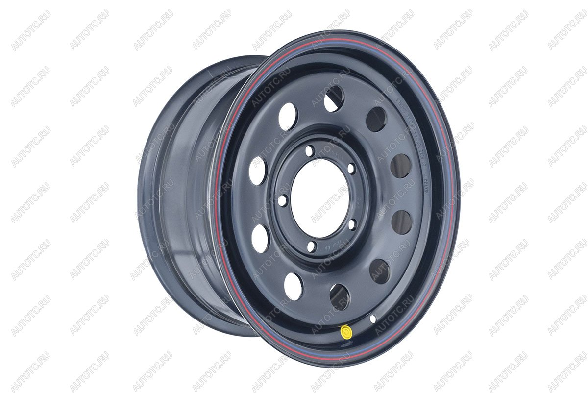 6 279 р. Диск усиленный УАЗ стальной черный 5x139,7 7xR16 d110 ET+25 OFF-ROAD Wheels 1670-53910bl-25x  с доставкой в г. Керчь