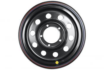 6 279 р. Диск усиленный УАЗ стальной черный 5x139,7 7xR16 d110 ET+30 OFF-ROAD Wheels 1670-53910bl-30  с доставкой в г. Керчь. Увеличить фотографию 2