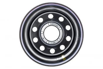 6 369 р. Диск усиленный УАЗ стальной черный 5x139,7 8xR15 d110 ET-24 OFF-ROAD Wheels 1580-53910bl-24  с доставкой в г. Керчь. Увеличить фотографию 2