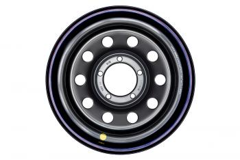 6 649 р. Диск усиленный УАЗ стальной черный 5x139,7 8xR16 d110 ET+15 OFF-ROAD Wheels 1680-53910bl-15  с доставкой в г. Керчь. Увеличить фотографию 2