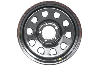 10 059 р. Диск усиленный для УАЗ, ГАЗ Соболь, Dodge Ram 1500 стальной черный 5x139,7 8xR18 d110 ET+15 OFF-ROAD Wheels 1880-53910bl-15a07  с доставкой в г. Керчь. Увеличить фотографию 2