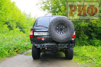 72 509 р. Калитка РИФ с фаркопом в штатный задний бампер Toyota Land Cruiser 105 РИФ rif105-80004  с доставкой в г. Керчь. Увеличить фотографию 1
