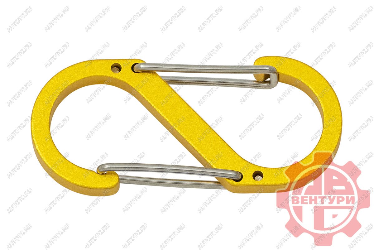 60 р. Карабин s-образный 50мм (yellow) CORD crd.s.50.y  с доставкой в г. Керчь