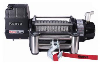 78 869 р. Лебёдка автомобильная электрическая 12V Runva 12500 lbs 5670 кг влагозащищенная, стальной трос RUNVA ewb12500u  с доставкой в г. Керчь. Увеличить фотографию 1