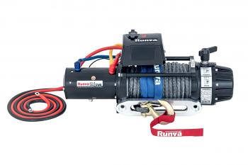 117 399 р. Лебёдка автомобильная электрическая 12V Runva 12500 lbs 5670 кг (влагозащищенная) синтетический трос RUNVA ewb12500ssr  с доставкой в г. Керчь. Увеличить фотографию 6
