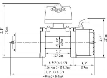 32 889 р. Лебёдка автомобильная электрическая 12V Runva 5000 lbs 2268 кг RUNVA ewx5000s  с доставкой в г. Керчь. Увеличить фотографию 6