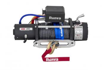 83 439 р. Лебёдка автомобильная электрическая 12V Runva 9500 lbs 4350 кг (синтетический трос) RUNVA ewx9500ssr  с доставкой в г. Керчь. Увеличить фотографию 3