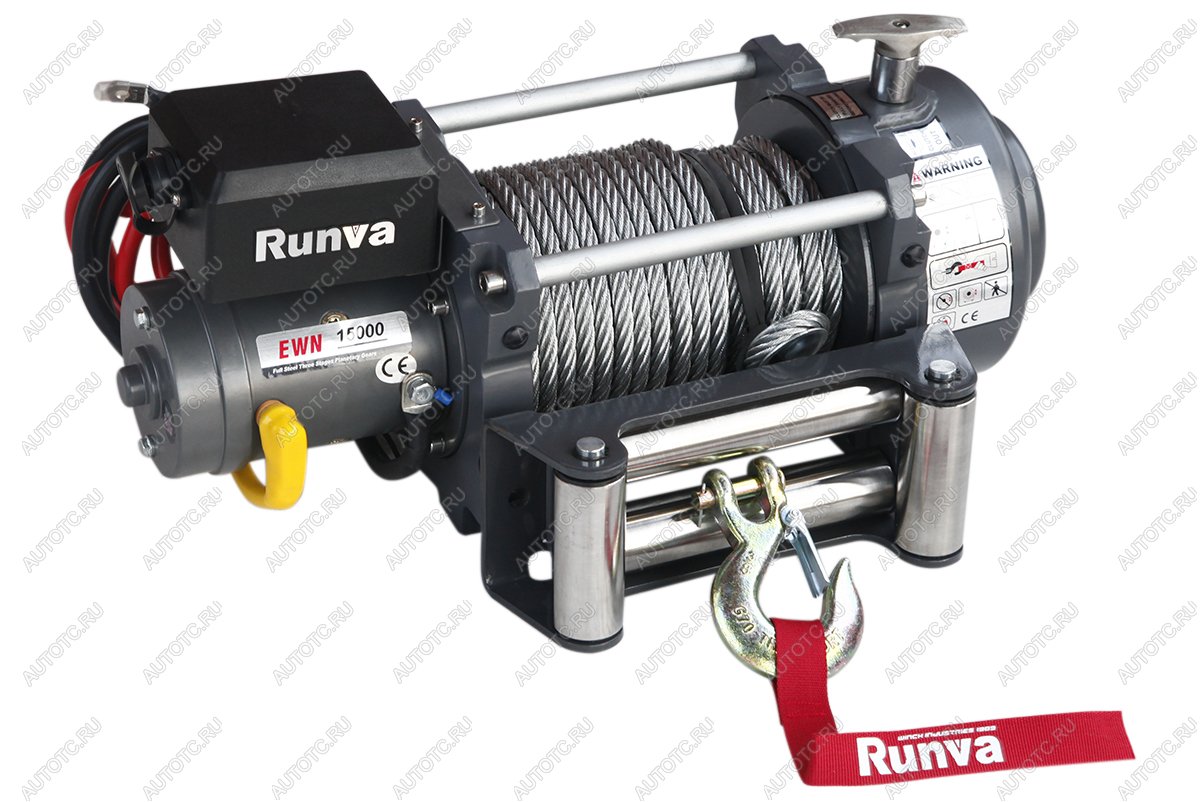 78 799 р. Лебёдка электрическая (индустр.) 12V Runva 15000 lbs 6800 кг RUNVA ewn15000u  с доставкой в г. Керчь