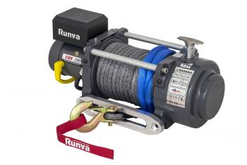 100 379 р. Лебёдка электрическая (индустр.) 24V Runva 15000 lbs 6800 кг синтетический трос RUNVA ewn15000usr24v  с доставкой в г. Керчь. Увеличить фотографию 5