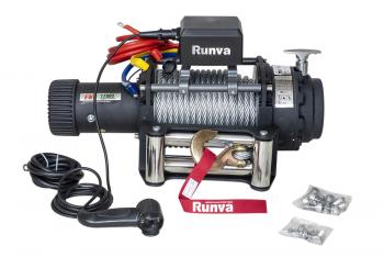 81 149 р. Лебёдка электрическая (индустр.) 24V Runva 17500 lbs 7960 кг RUNVA ewn17500s24v  с доставкой в г. Керчь. Увеличить фотографию 3