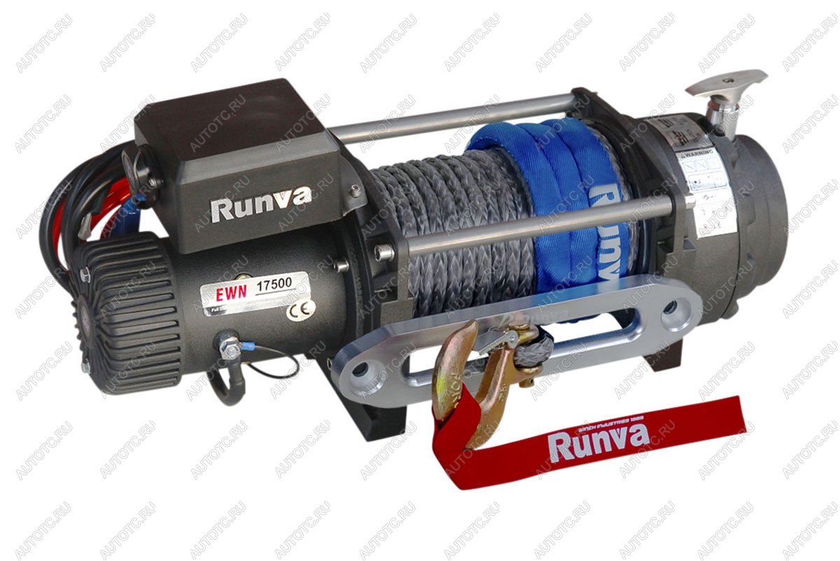 99 579 р. Лебёдка электрическая (индустр.) 24V Runva 17500 lbs 7960 кг синтетический трос RUNVA ewn17500usr24v с доставкой в г. Керчь Увеличить фотографию 1 99 579 р. Лебёдка электрическая (индустр.) 24V Runva 17500 lbs 7960 кг синтетический трос RUNVA ewn17500usr24v с доставкой в г. Керчь