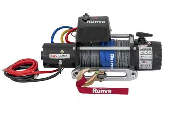 93 859 р. Лебёдка электрическая 12V Runva 12500 lbs 5670 кг (синтетический трос) RUNVA ewv12500ssr  с доставкой в г. Керчь. Увеличить фотографию 8