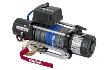 93 859 р. Лебёдка электрическая 12V Runva 12500 lbs 5670 кг (синтетический трос) RUNVA ewv12500ssr  с доставкой в г. Керчь. Увеличить фотографию 4