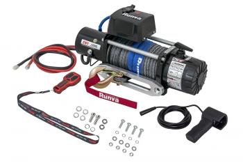 93 859 р. Лебёдка электрическая 12V Runva 12500 lbs 5670 кг (синтетический трос) RUNVA ewv12500ssr  с доставкой в г. Керчь. Увеличить фотографию 2