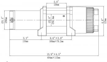 25 849 р. Лебёдка электрическая 12V Runva 4500 lbs 2041 кг RUNVA ewt4500a  с доставкой в г. Керчь. Увеличить фотографию 10