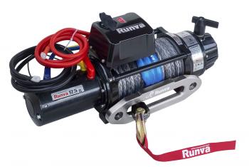 91 459 р. Лебёдка электрическая 24V Runva 12500 lbs 5670 кг (влагозащищенная) синтетический трос RUNVA ewb12500ssr24v  с доставкой в г. Керчь. Увеличить фотографию 3