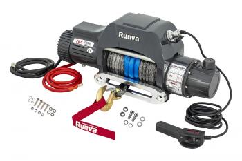71 999 р. Лебёдка электрическая двухскоростная 12V Runva 12000 lbs 5443 кг (синтетический трос) RUNVA ewd12000sr  с доставкой в г. Керчь. Увеличить фотографию 3