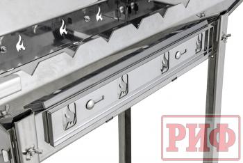 22 629 р. Мангал РИФ нержавеющая сталь РИФ rif000-99033  с доставкой в г. Керчь. Увеличить фотографию 4