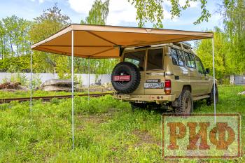 28 319 р. Маркиза автомобильная РИФ веерная 2,5х2,5 м (левая) РИФ rifavf062525601  с доставкой в г. Керчь. Увеличить фотографию 8