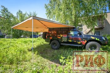 33 499 р. Маркиза автомобильная РИФ веерная 2.5х3,0 м (правая) РИФ rifavf063030602  с доставкой в г. Керчь. Увеличить фотографию 18