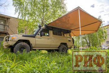 33 649 р. Маркиза автомобильная РИФ комбинированная (прямоугольная с веерной частью) 2,5 х2.5 м (левая) РИФ rifavf072525601  с доставкой в г. Керчь. Увеличить фотографию 20