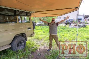 33 649 р. Маркиза автомобильная РИФ комбинированная (прямоугольная с веерной частью) 2,5 х2.5 м (левая) РИФ rifavf072525601  с доставкой в г. Керчь. Увеличить фотографию 18