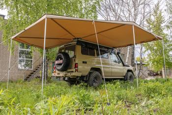 33 649 р. Маркиза автомобильная РИФ комбинированная (прямоугольная с веерной частью) 2,5х2,5 м (правая) РИФ rifavf072525602  с доставкой в г. Керчь. Увеличить фотографию 12