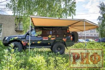 26 079 р. Маркиза автомобильная РИФ комбинированная (прямоугольная с веерной частью) 2,5х2,0 м (левая) РИФ rifavf072020601  с доставкой в г. Керчь. Увеличить фотографию 6