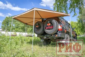 26 079 р. Маркиза автомобильная РИФ комбинированная (прямоугольная с веерной частью) 2,5х2,0 м (левая) РИФ rifavf072020601  с доставкой в г. Керчь. Увеличить фотографию 15