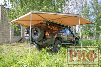 26 999 р. Маркиза автомобильная РИФ комбинированная (прямоугольная с веерной частью) 2,5х2,0 м (правая) РИФ rifavf072020602  с доставкой в г. Керчь. Увеличить фотографию 20
