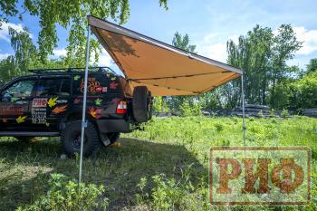 38 089 р. Маркиза автомобильная РИФ комбинированная (прямоугольная с веерной частью) 2.5х3.0 м (правая) РИФ rifavf073030602  с доставкой в г. Керчь. Увеличить фотографию 11