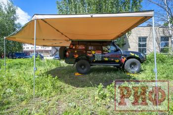 38 089 р. Маркиза автомобильная РИФ комбинированная (прямоугольная с веерной частью) 2.5х3.0 м (правая) РИФ rifavf073030602  с доставкой в г. Керчь. Увеличить фотографию 6