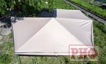 38 089 р. Маркиза автомобильная РИФ комбинированная (прямоугольная с веерной частью) 2.5х3.0 м (правая) РИФ rifavf073030602  с доставкой в г. Керчь. Увеличить фотографию 1