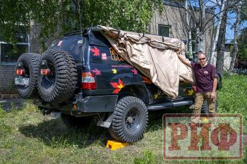 38 089 р. Маркиза автомобильная РИФ комбинированная (прямоугольная с веерной частью) 2.5х3.0 м (правая) РИФ rifavf073030602  с доставкой в г. Керчь. Увеличить фотографию 15
