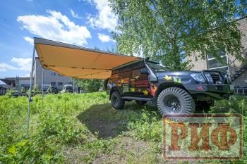 38 089 р. Маркиза автомобильная РИФ комбинированная (прямоугольная с веерной частью) 2.5х3.0 м (правая) РИФ rifavf073030602  с доставкой в г. Керчь. Увеличить фотографию 12