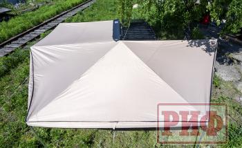 38 089 р. Маркиза автомобильная РИФ комбинированная (прямоугольная с веерной частью) 2.5х3.0 м (левая) РИФ rifavf073030601  с доставкой в г. Керчь. Увеличить фотографию 7