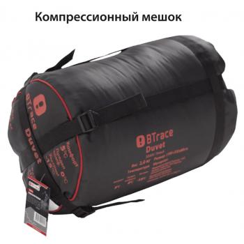 5 349 р. Мешок спальный BTrace Mega (Левый,СерыйСиний), (ТК: -5C) BTrace s0565  с доставкой в г. Керчь. Увеличить фотографию 6