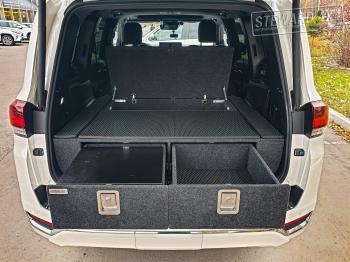 34 999 р. Органайзер в багажник "Премиум" для Toyota Land Cruiser 300 (5-ти местн. комплектации) РФ тлк300прем5  с доставкой в г. Керчь. Увеличить фотографию 7