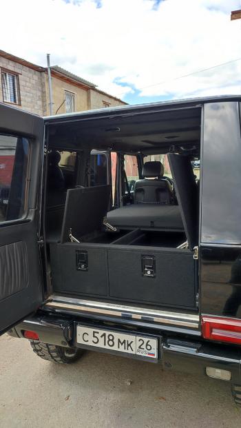 22 999 р. Органайзер в багажник для Mercedes-Benz G-Class (2 выдвижных ящика) Автопол 063-002  с доставкой в г. Керчь. Увеличить фотографию 3