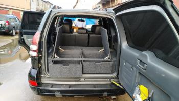 24 999 р. Органайзер в багажник для Toyota Land Cruiser Prado 120 (2 выдв.ящика+спальник) РФ 120-003  с доставкой в г. Керчь. Увеличить фотографию 12
