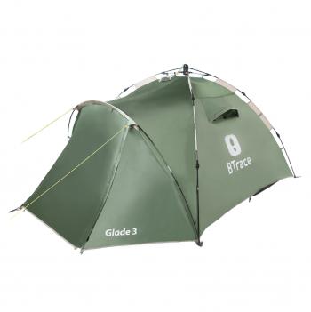 23 989 р. Палатка быстросборная BTrace Glade 3 (Зеленый) BTrace t0517  с доставкой в г. Керчь. Увеличить фотографию 4