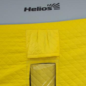 19 999 р. Палатка зимняя HELIOS Куб 1,8х1,8 (желтыйсерый) HELIOS hs-isci-180yg  с доставкой в г. Керчь. Увеличить фотографию 4