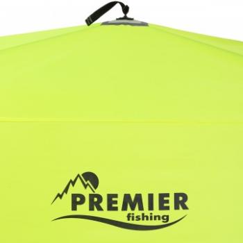 10 199 р. Палатка зимняя PREMIER Куб 1,5х1,5 желтый люминисцентныйсерый PREMIER pr-isc-150ylg  с доставкой в г. Керчь. Увеличить фотографию 12