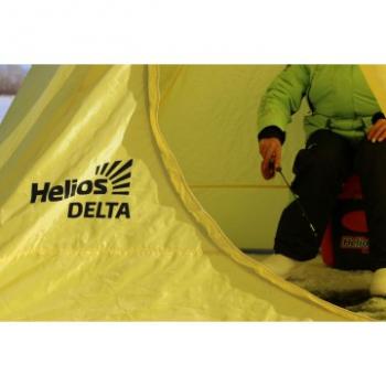 6 949 р. Палатка зимняя двускатная HELIOS DELTA YELLOW, утепленная HELIOS hs-isd-y  с доставкой в г. Керчь. Увеличить фотографию 16