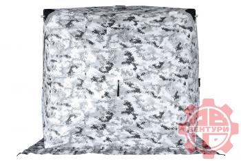 12 649 р. Палатка зимняя Улов КУБ утепленная., пиксель-зима 200*200*210см. PREMIER 2001  с доставкой в г. Керчь. Увеличить фотографию 3